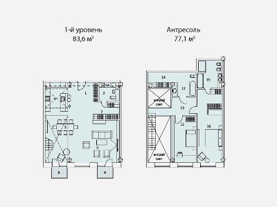 Апартаменты 162.13 м²