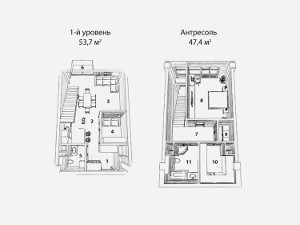 Апартаменты 101.81 м²