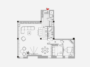 Апартаменты 151.6 м²